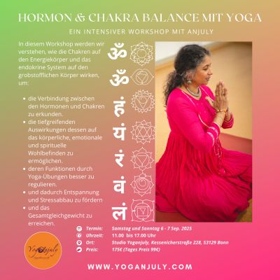 Workshop Hormon & Chakra Balance mit Yoga